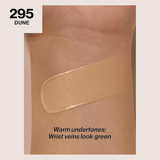 Revlon Liquid Foundation, ColorStay Face Makeup for Combination & Oily Skin, SPF 15, Medium-Full Coverage with Matte Finish, 295 Dune, 1 Fl Oz