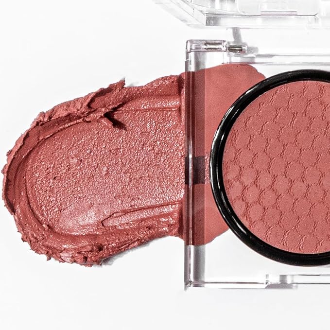 Epiclight Never Settle Radiant Cheek + Lip Blush - Cream Blush Multiuse 3 in 1 for Cheeks + Lips and Lids - Non-Toxic & Cruelty Free- Makeup + Skincare - Paraben & Sulfate-free (First Date)