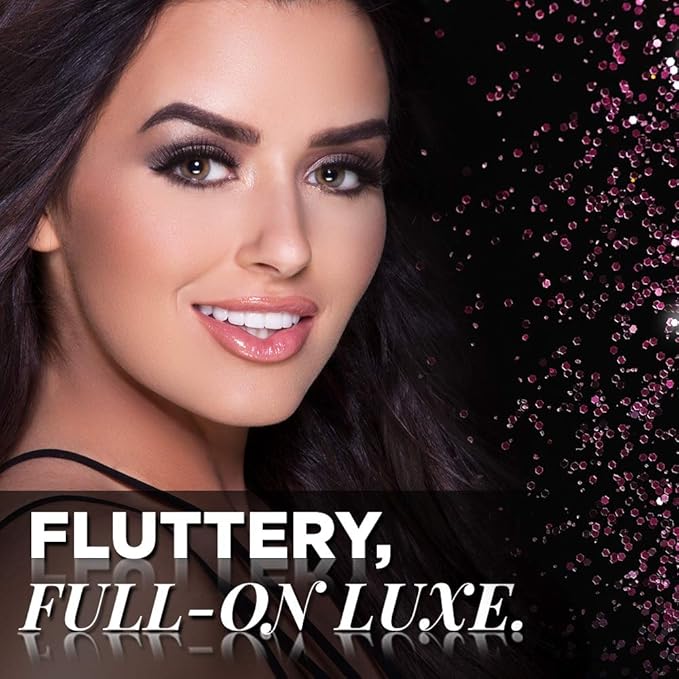 Ardell Double Up 213 False Eyelashes, Dramatic Volume and Length, Reusable Strip Lashes for Bold Eye Look, 4 Pairs