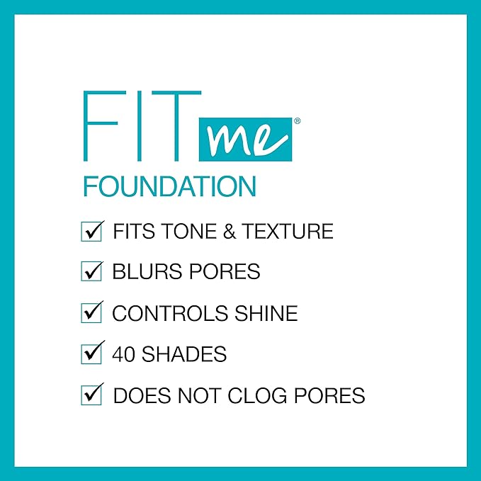 Maybelline New York Fit Me Matte + Poreless Liquid Foundation, Pouch Format, 228 Soft Tan, 1.3 Ounce