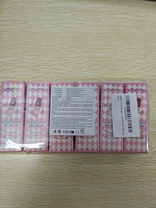 6 Colors Shake Liquid Lipstick Set, Korean Cute Moisturizing Glossy Tinted Lip Gloss, Lip Stain, Multi-Use Lip and Cheek Tint, Non-Stick Cup, Lightweight, Long-Lasting, Vivid Color