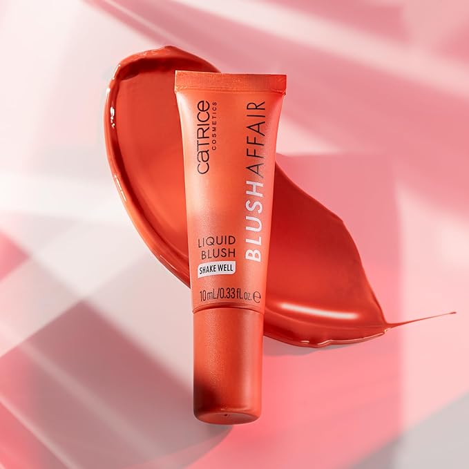 Catrice | Blush Affair Liquid Blush | Long-Lasting & Lightweight Multi-Use Make Up for Cheeks & Lips | Vegan & Cruelty Free | Without Parabens, Gluten, & Preservatives (20 | Orange Fizz)