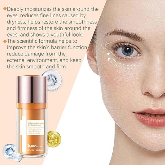 5D Peptide Anti-Wrinkle Eye Cream, Anti-Wrinkle Firming Eye Cream, 5D Peptide Anti Aging Eye Cream, Peptide Lifting Eye Gel, For Dark Circles and Puffiness (1pc)