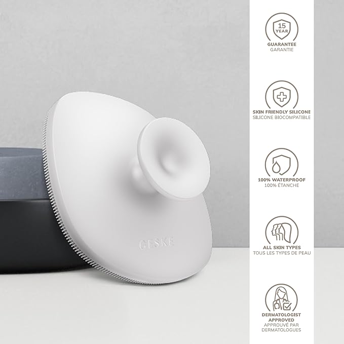 Body Brush | 4 in 1 | Cleansing Brush for The Entire Body | Professional Deep Cleaning | Soft Silicone Bristles | Ergonomic Two-Finger Design | Cleanses & Massages