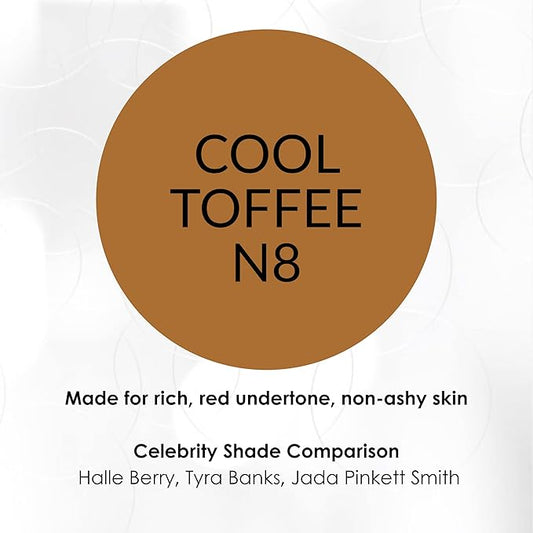 NV BB Perfecting Mist Foundation Buildable Coverage Professional Airbrush Makeup with Plant-based Stem Cell Polypeptides, Vitamins A, D, E and Aloe, 1.5 ounces, Cool Toffee