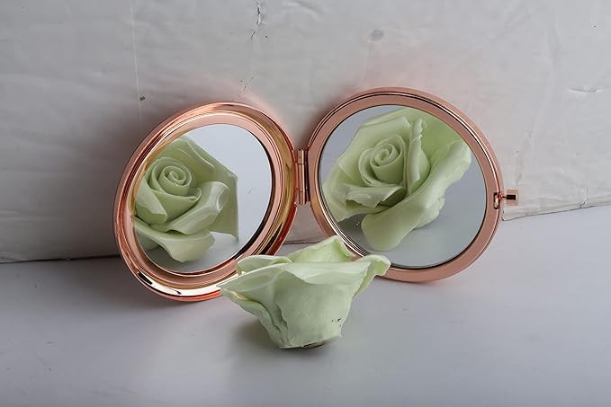 BAUNA Cowgirl Makeup Mirror Western Themed Pocket Mirror Forget Glass Slippers This Princess Wears Boots (Cowgirl Makeup Mirror)