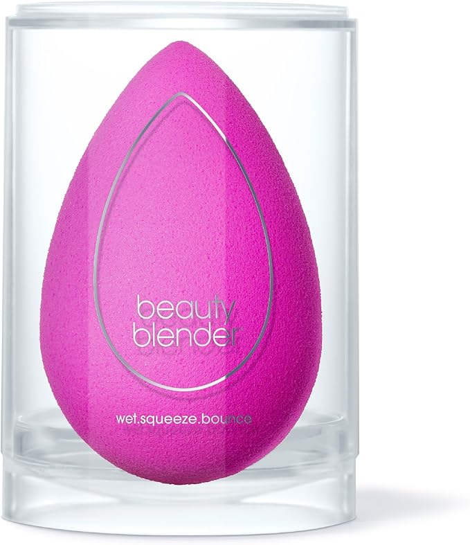 Beautyblender® | Electric Violet Beauty Blender Makeup Sponge, Super-Soft Foam Easily Blends Foundations, Powders & Creams, Made in USA, Reusable, Washable, Streak Free Application, Vegan