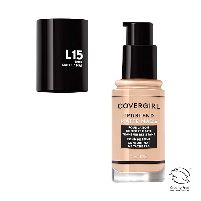 COVERGIRL TruBlend Matte Made Liquid Foundation, Porcelain