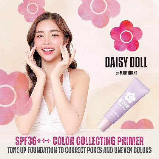 Color Correcting Primer, Tone-Up & Skin Color Correction, Hydrating Makeup Primer with SPF36+++, Japanese Makeup w/Radiant & Translucent Finish, 1.1 oz (30 g), Lavender