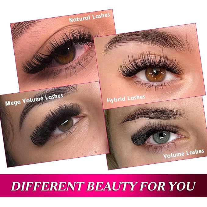 Cashmere Eyelash Extensions 0.03 C Curl 13mm Premium Lash Extensions，Silk Volume & Classic Lashes Soft Matte Dark Professional Eyelashes Extension Salon Use(cashmere,0.03-C-13mm)