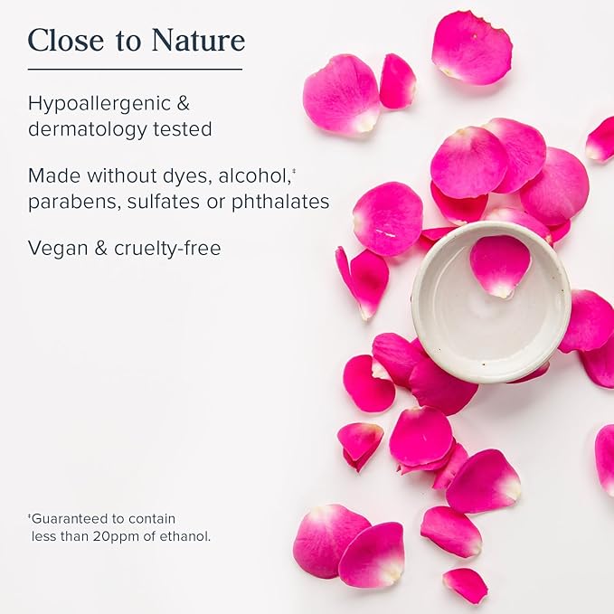 HERITAGE STORE Rosewater & Glycerin, Hydrating Facial Mist for Dry Combination Skin Care, Rose Water Spray for Face with Vegetable Glycerine, Made Without Dyes or Alcohol, Vegan, 8oz