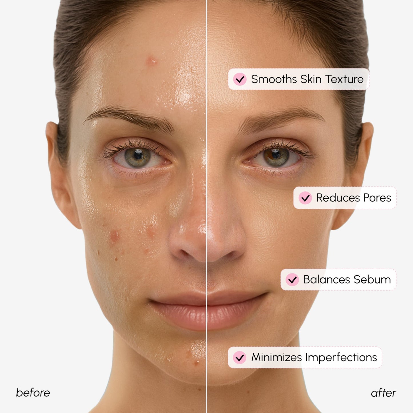 MAREE Pore Minimizer for Face Toner – Witch Hazel Toner with Niacinamide & Marine Collagen – Gentle Exfoliating Oil Control Facial Toner for Women – BHA Liquid Exfoliant – Alcohol Free Tonico Facial