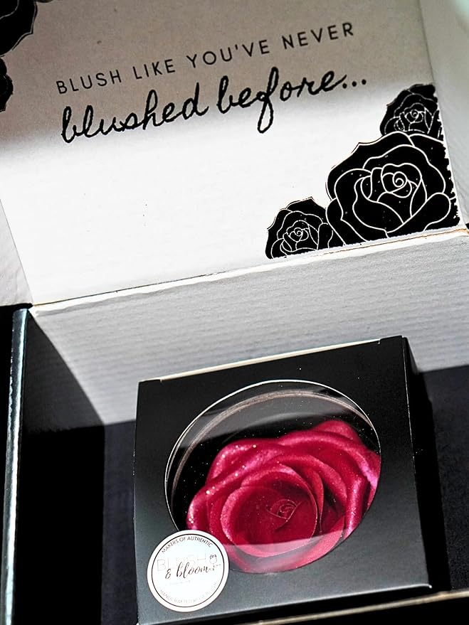 Blush & Bloom™ CLASSIC EDITION: FEISTY 3D Silk Rose Blush on Powder