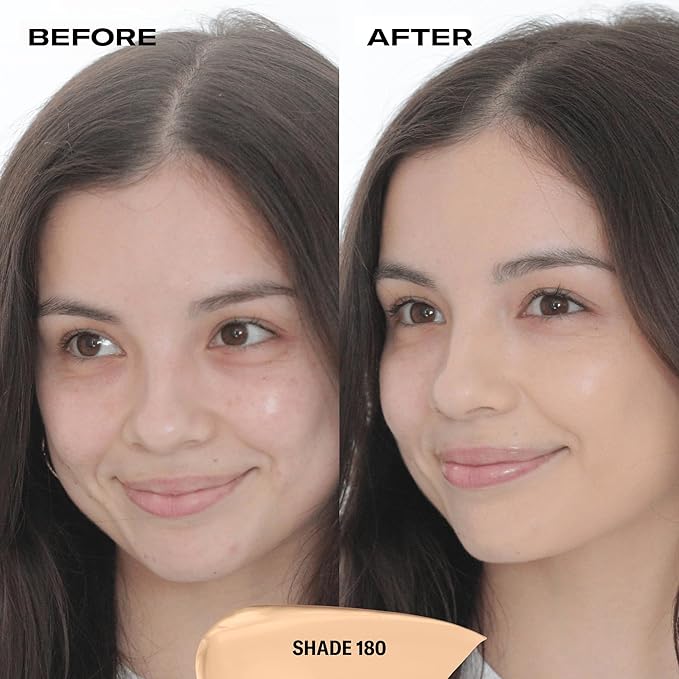 Youthforia Date Night Skin Tint Serum Foundation, Light-Medium Coverage, Hydrating Formula, Vegan & Cruelty-Free, 180 Light - Neutral with Warm Undertones