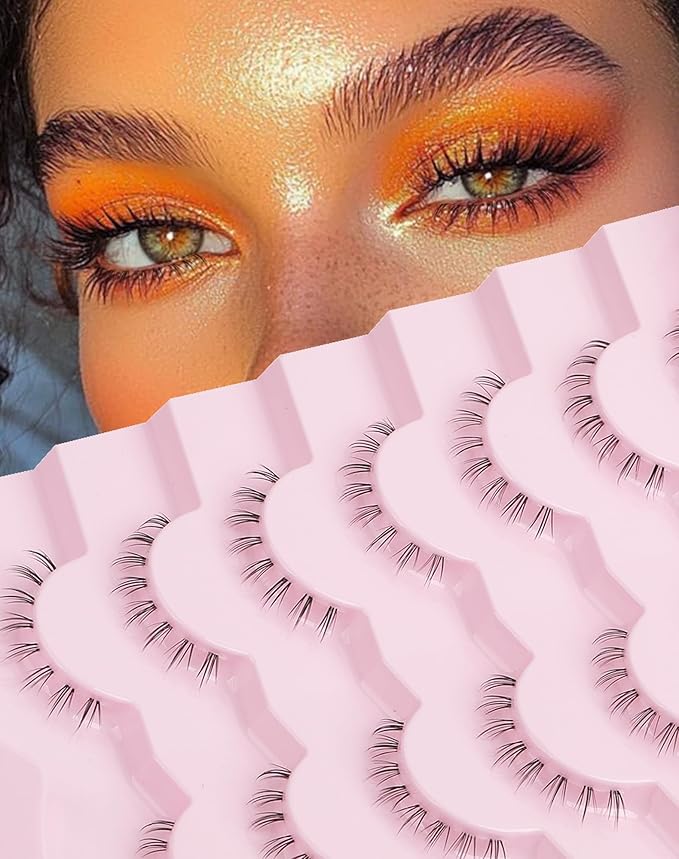 Bottom Eyelashes False Lower Lashes Fake 7 Pairs Bottom-9