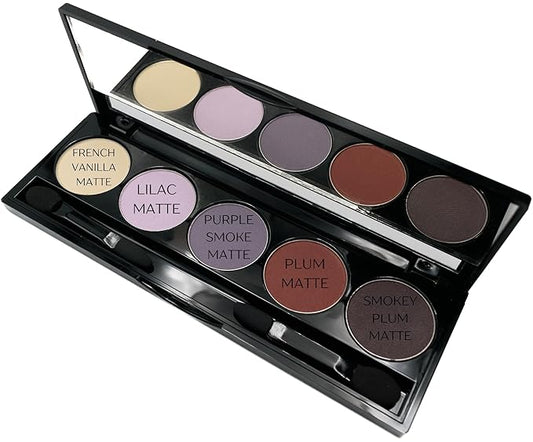 Matte Purple Vegan Eyeshadow Palette; Talc, Paraben & Cruelty Free
