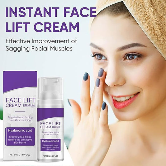 Instant Face Lift Serum – Facial Firming Cream for Women | Rapid Lift Advanced Neck Serum & Skin Tightening Cream – Smooth Fine Lines & Firm Sagging Skin