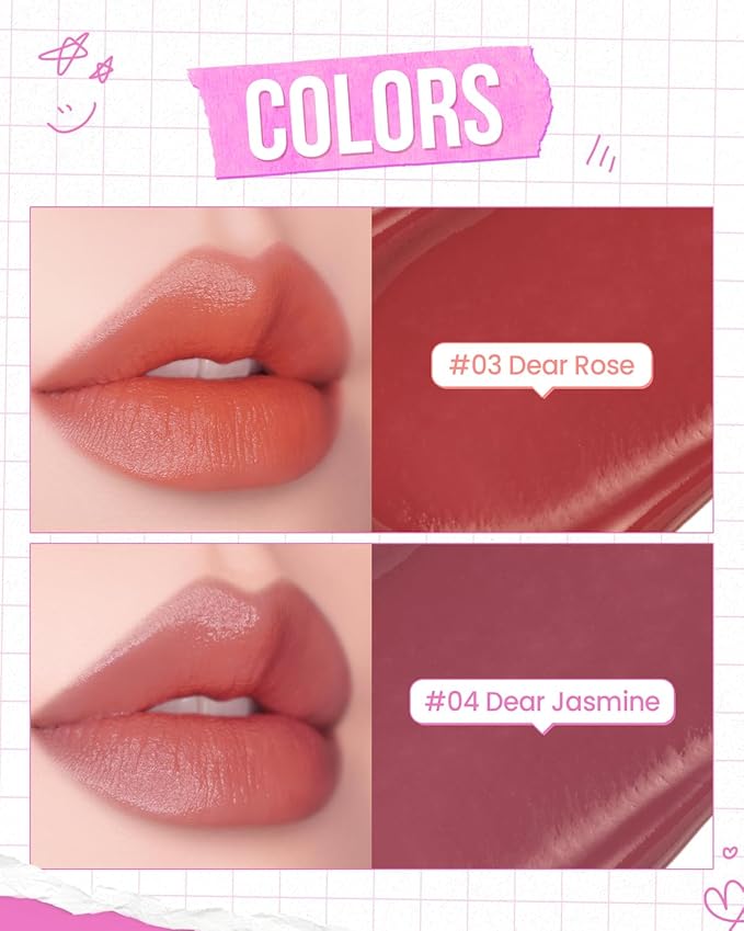 AMTS Webtoon True Beauty - 04 Dear Jasmine | High Pigment Liquid Non-Sticky Long-Wearing Long-Lasting | Korean Webtoon