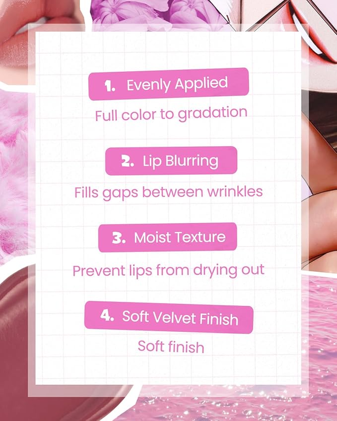 AMTS Webtoon True Beauty - 04 Dear Jasmine | High Pigment Liquid Non-Sticky Long-Wearing Long-Lasting | Korean Webtoon