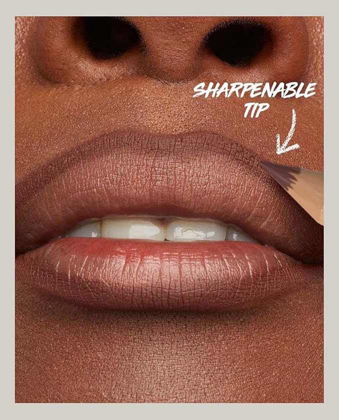 Beauty Glazed 6pcs Nude Brown Lip Liner Makeup Set - Waterproof & Smudge-Proof Matte Pencil, Long-Lasting & Durable, Smooth & Easy Glide, Non-Smudge, Contouring, Filling & Layering (NUDE-PINK Set)