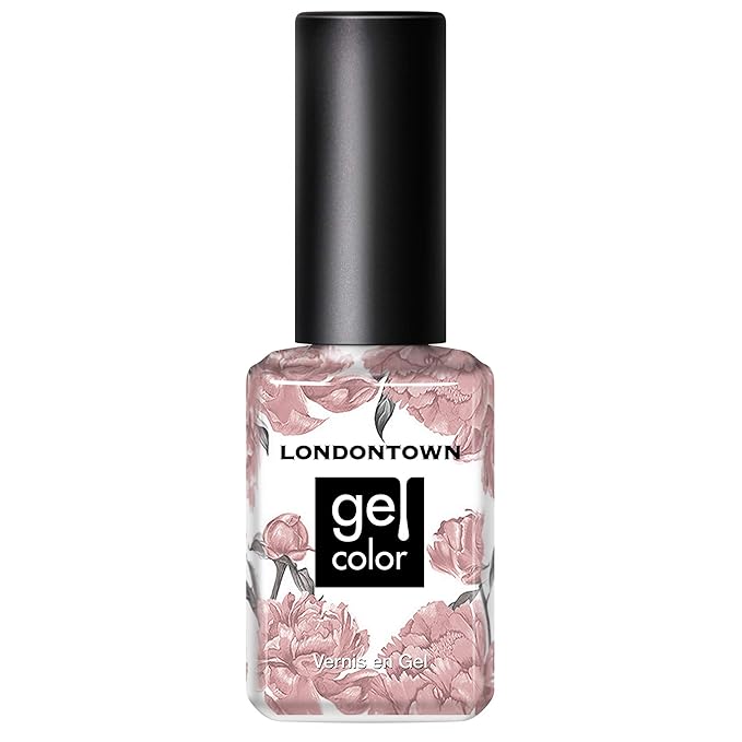 LONDONTOWN UV/LED Gel Nail Polish - Long Lasting, Chip Resistant High Shine Color - Glossy Pink Nude, Honeymoon, 12ml/.40fl oz
