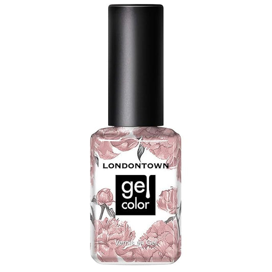 LONDONTOWN UV/LED Gel Nail Polish - Long Lasting, Chip Resistant High Shine Color - Glossy Pink Nude, Honeymoon, 12ml/.40fl oz