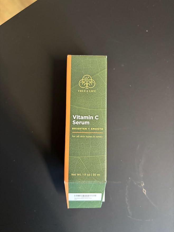 Tree of Life Beauty Vitamin C Skin Care Set, Skin Face Oil, Facial Serums for Dry and Sensitive Skin with Hyaluronic Acid & Vitamin E Soft Skin, 1 Fl Oz (Pack of 2)