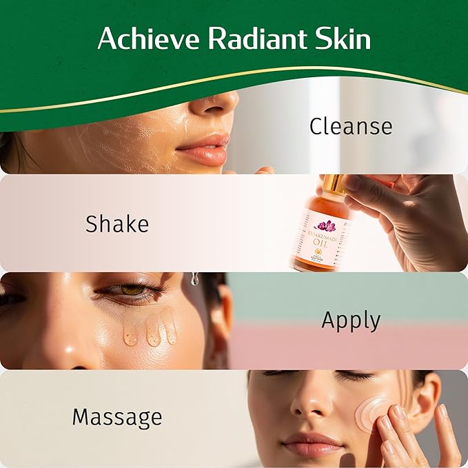 Kerala Ayurveda Kumkumadi Face Serum for All Skin Types (1 Fl Oz) | Saffron & Lotus Infused Brightening Serum | Reduces Wrinkles, Pigmentation & Dark Spots | Anti-Ageing Solution | Ideal for Gua Sha