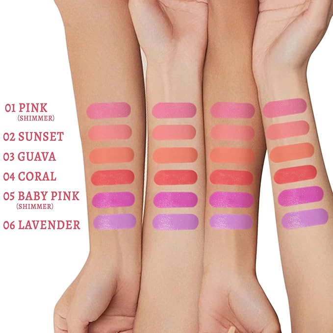 UCANBE Liquid Matte Blush Makeup for Cheeks, Highly Pigmented, Long Lasting, Anti-scratch, Natural-Looking, Daily Use Makeup Blush Suitable for Women Girls(03 Guava)