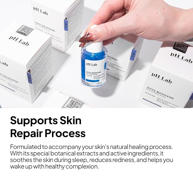 Anti Redness Serum, Reduces Capillary Cracks Appearance, Evens Skin Tone, Skin Soothing and Redness Reform Serum, 1.01 Fl Oz (Pack of 4)