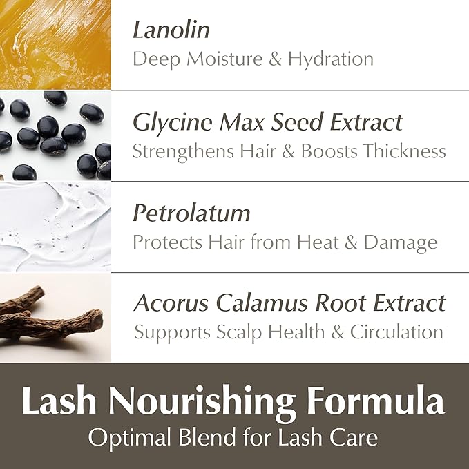 BL Lashes Noir Mascara – Extension & Lash Lift Safe, Smudge-Proof & Clump-Free, Long-Lasting Volume, Oil-Proof Aftercare Formula, Nourish & Strengthen Lashes (Black, 8ml)