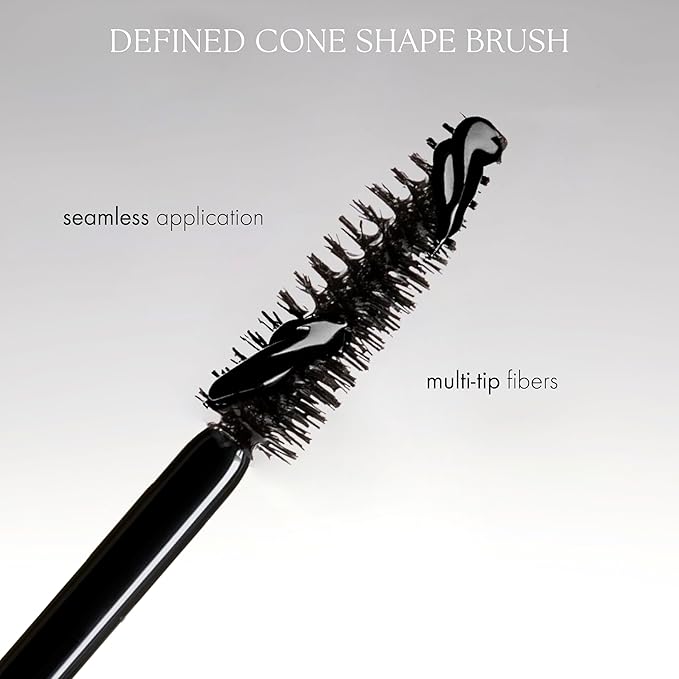 Blinc Amplified Tubing Mascara, Ultra-Longwearing Washable Mascara, Soft-Glam Volumizing, Lengthening and Defining Mascara, Gluten-Free and Cruelty-Free, Dark Brown, 9mL / 0.30 Fl. OZ