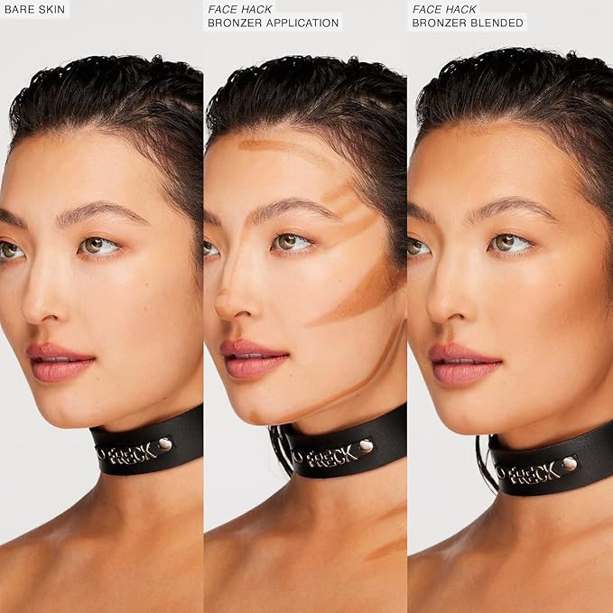 Freck Beauty FACE HACK Precision Sculpting Bronzer Stick – Creamy Buildable Formula, Natural Skin-Like Finish, Precision Almond Tip Applicator, Vegan Cruelty-Free | MEDIUM (Neutral Warm Undertone)