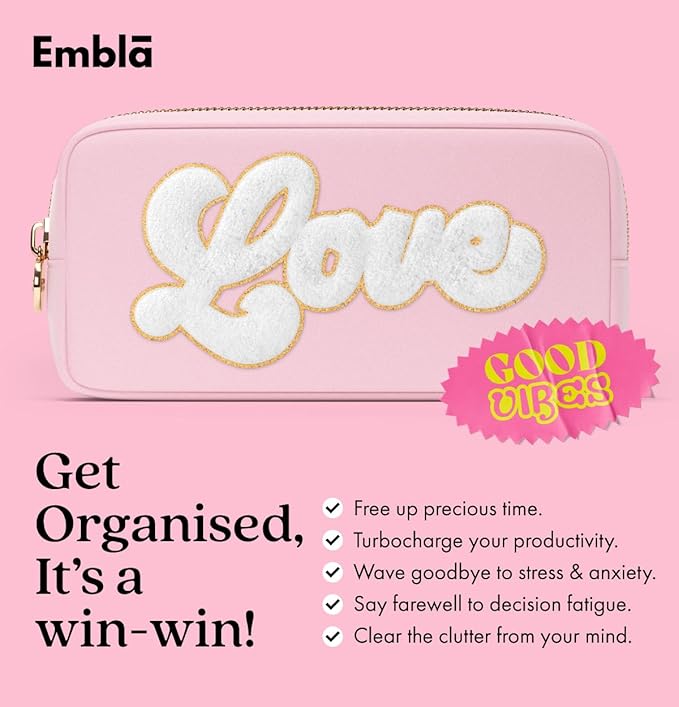 LOVE Valentine Makeup Bag Travel Cosmetics Pouch and Toiletry Bag, Nylon Zipper Pouch Purse, Cute Make Up Organizer Storage Tote for Women Girls, Travel Skincare Case, Small Makeup Bags, Flamingo