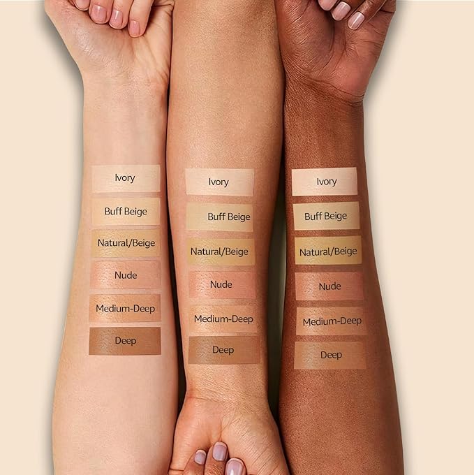 Mushroom Head Air Cushion CC Cream - Moisturizing & Oil Control BB Cream Foundation Create Long-Lasting, Waterproof Makeup Base Primer, Concealer Full Coverage for All Skin Types (Deep)