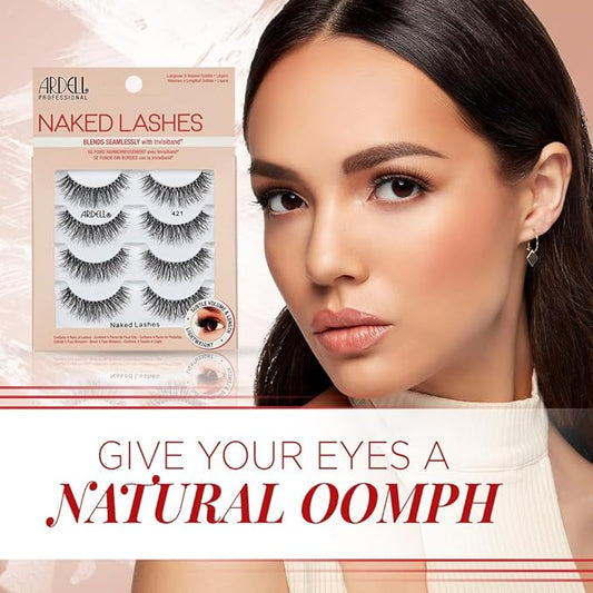 Ardell Strip Lashes Naked Lashes #421, 4 Pairs x 2-Pack