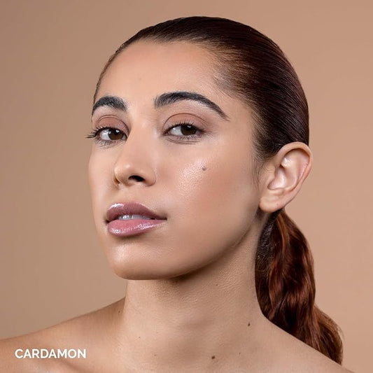 OFIR Skin Satin Medium Coverage Foundation | Lightweight Foundation Makeup with Vegan Formula | Blue Light Protection & Non-Creasing for Long-Lasting Wear | 1 FL OZ (Cardamom - Medium Warm)