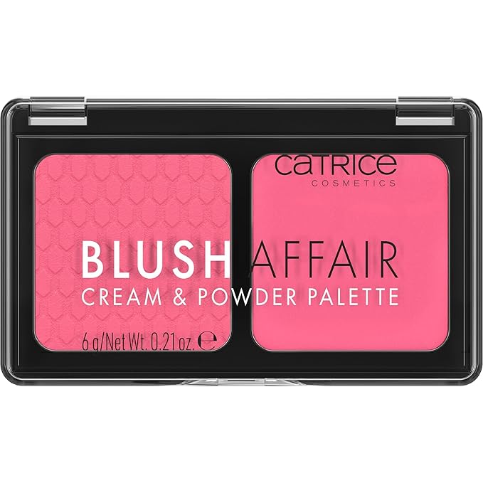 Catrice | Blush Affair Cream & Powder Palette | Highly Pigmented Radiant Cream & Soft Matte Powder | Vegan & Cruelty Free (020 Pleasing Pink)