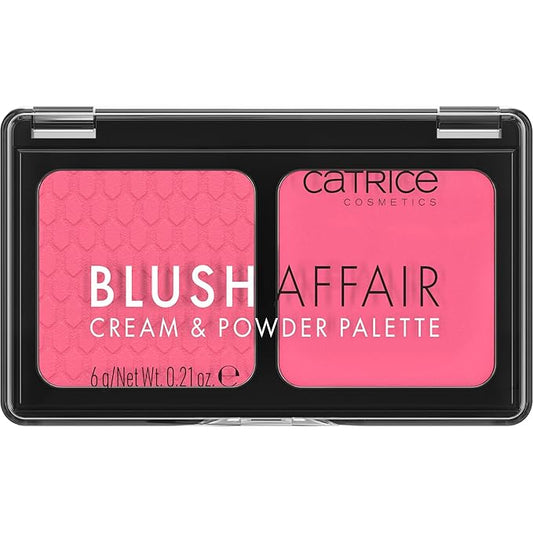 Catrice | Blush Affair Cream & Powder Palette | Highly Pigmented Radiant Cream & Soft Matte Powder | Vegan & Cruelty Free (020 Pleasing Pink)