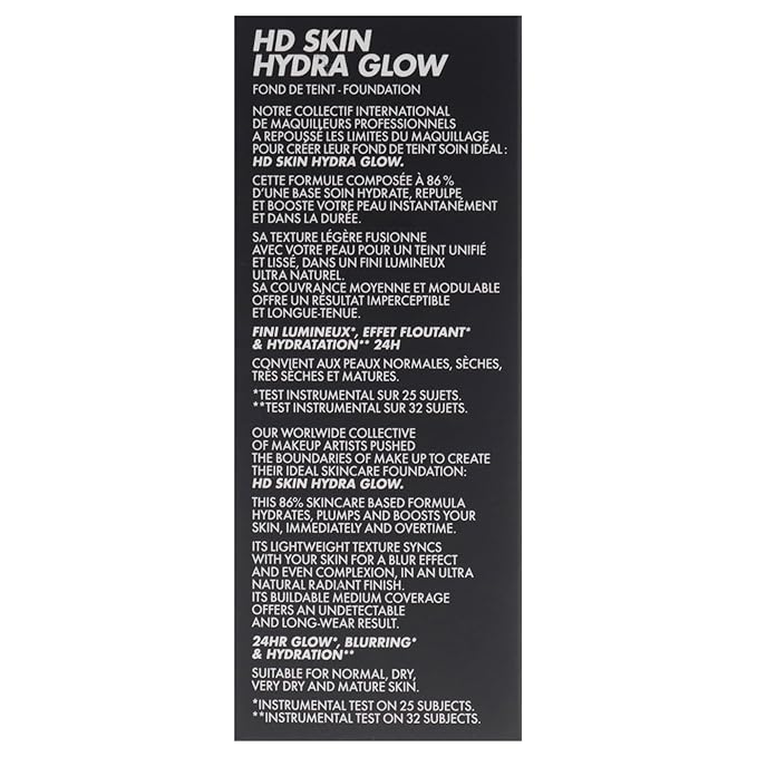 HD Skin Hydra Glow - 2N22 Nude by Make Up For Ever for Women - 1 oz Foundation