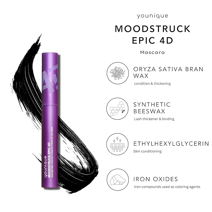 2019 Younique 4 D One Step Fiber Black Mascara Just Released