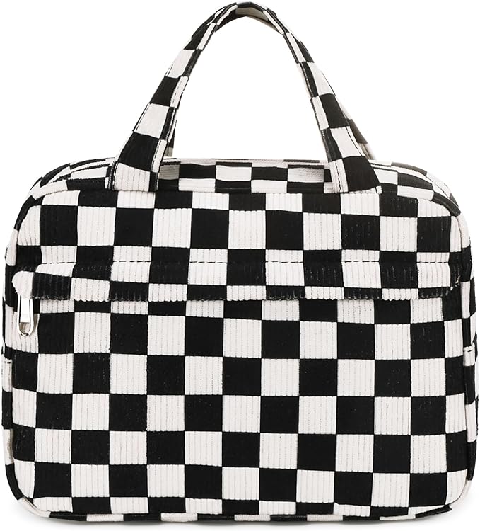 Makeup Bag for Women Cosmetic Bag Large Make Up Organizer Travel Toiletry Bags Waterproof Zipper Tote Pouch Purse for Girls