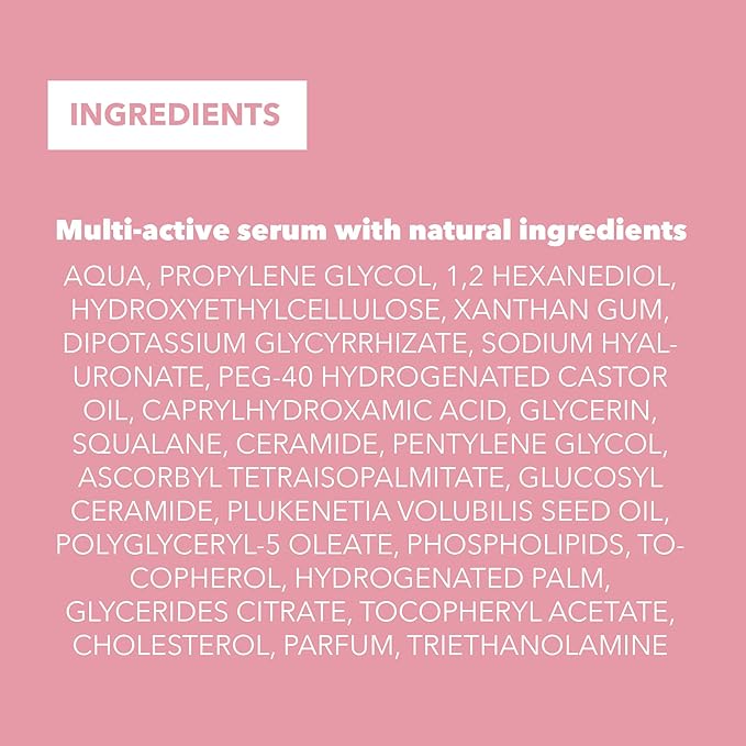 Exception Rosée - Regenerating Facial Sheet Mask - Hydrating & Brightening - With Ceramides & Omega-3 & 6 - Brightening, Firming & Revitalizing - Multi-Active Serum Formula - 5 Pack