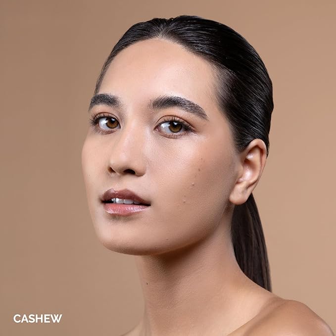 OFIR Skin Satin Medium Coverage Foundation | Lightweight Foundation Makeup with Vegan Formula | Blue Light Protection & Non-Creasing for Long-Lasting Wear | 1 FL OZ (Cashew - Light Medium Warm)