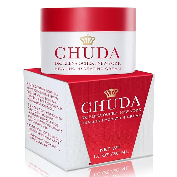 CHUDA Healing Hydrating Cream Skin Care Moisturizer Anti Aging Face Cream - 30ml Made in USA, Daily Moisturizer for Face with Remedea Compound, Healing Cream for Hydrating Moisturizer for Dry Skin