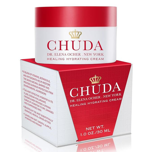 CHUDA Healing Hydrating Cream Skin Care Moisturizer Anti Aging Face Cream - 30ml Made in USA, Daily Moisturizer for Face with Remedea Compound, Healing Cream for Hydrating Moisturizer for Dry Skin