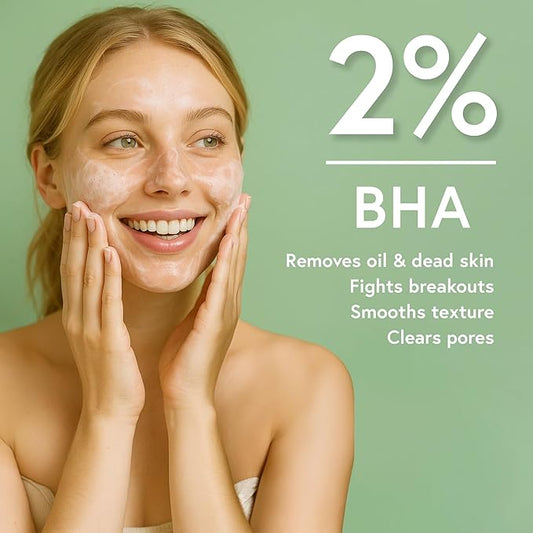 BHA Gel Cleanser | Lightweight, Vegan Korean Skincare for Oily, Acne-Prone Skin (Cleansing Gel, 5.74 fl.oz)