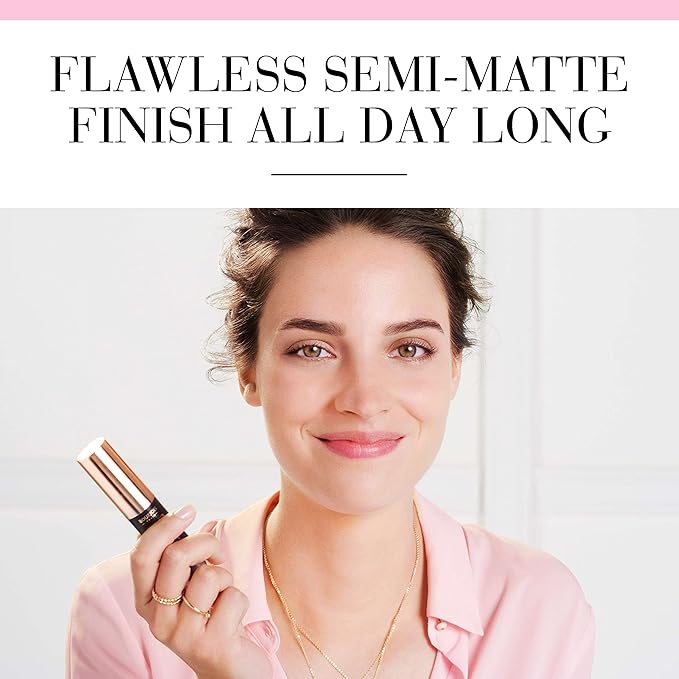 Bourjois Always Fabulous 24 Hour 2-in-1 Foundation and Concealer Stick with Blender, 110 Light Vanilla