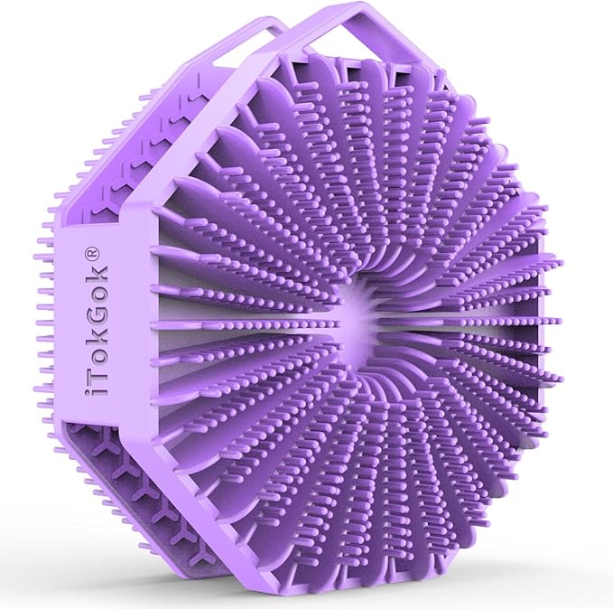 Body Scrubber & Back Scrubber - Purple