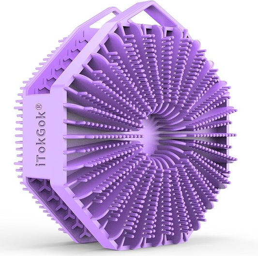 Body Scrubber & Back Scrubber - Purple